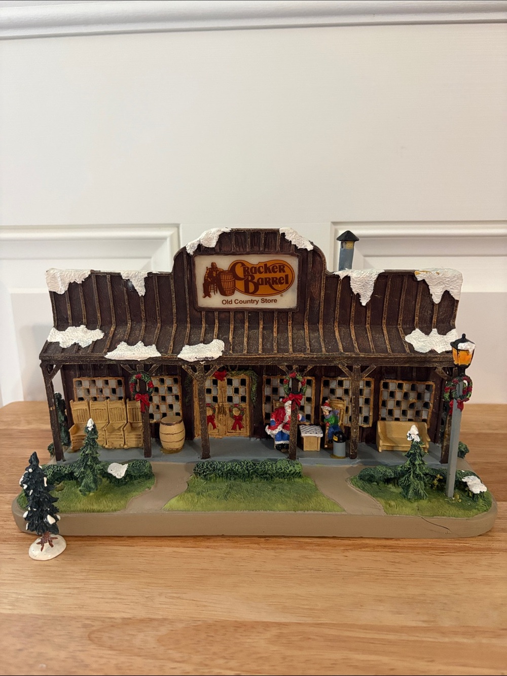 Cracker Barrel Holiday Village Storefront with cord & bulb